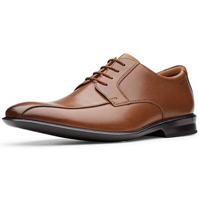 Clarks Bensley Run, Derbys Homme, Marron (Dark Tan Lea Dark Lea), 44 EU - Publicité Clarks Bensley Run, Derbys Homme, Marron (Dark Tan Lea Dark Lea), 44 EU - Publicité