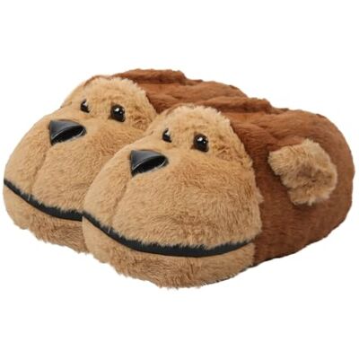 A2Z Filles Garçons Femmes Hommes 3D Chaussures de Maison en Peluche avec Design de Singe Mignon Doux Chaud avec Semelle Antidérapante Tailles Familiales Chaussures d’Intérieur Hiver UK Enfants 11 à 12 - Publicité A2Z Filles Garçons Femmes Hommes 3D Chaussures de Maison en Peluche avec Design de Singe Mignon Doux Chaud avec Semelle Antidérapante Tailles Familiales Chaussures d’Intérieur Hiver UK Enfants 11 à 12 - Publicité