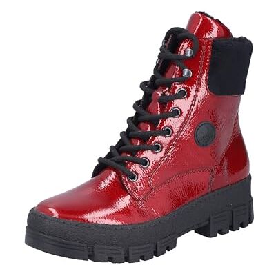 Rieker Bottines de motard Y0220 pour femme, rouge, 42 EU, rouge, 42 EU - Publicité Rieker Bottines de motard Y0220 pour femme, rouge, 42 EU, rouge, 42 EU - Publicité