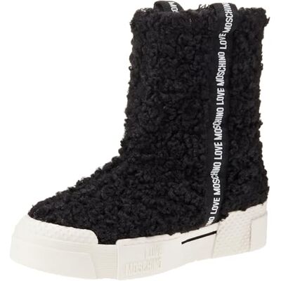 Love Moschino Femme Ja15795g0hju000 Baskets , Noir,39 EU - Publicité Love Moschino Femme Ja15795g0hju000 Baskets , Noir,39 EU - Publicité