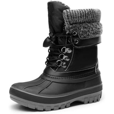 DREAM PAIRS Bottes Enfant Fille Garçon de Neige Imperméables Chaudes Antidérapantes Mi-Mollet pour Hiver et Activités Extérieures,Size 36,Noir,KMONTE-1 - Publicité DREAM PAIRS Bottes Enfant Fille Garçon de Neige Imperméables Chaudes Antidérapantes Mi-Mollet pour Hiver et Activités Extérieures,Size 36,Noir,KMONTE-1 - Publicité