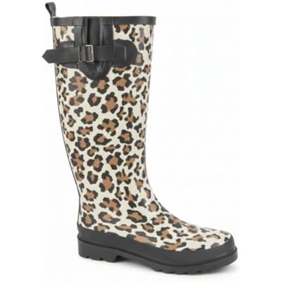 A2Z Bottes en caoutchouc à talon large pour femme Imperméables Boucle réglable Confortables et durables Pour extérieur, jardin, festival, pointure 37 à 42, léopard, 39 EU - Publicité A2Z Bottes en caoutchouc à talon large pour femme Imperméables Boucle réglable Confortables et durables Pour extérieur, jardin, festival, pointure 37 à 42, léopard, 39 EU - Publicité