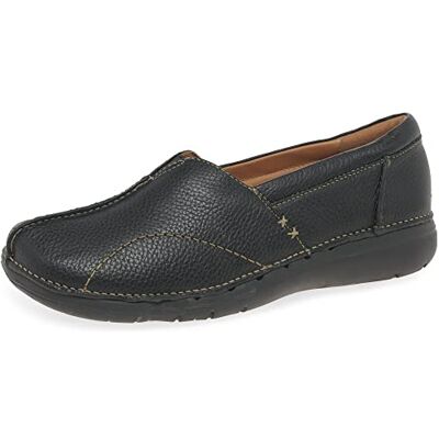 Clarks Mocassins Un Loop Stride pour Femme, Cuir Noir Noir, 40 EU - Publicité Clarks Mocassins Un Loop Stride pour Femme, Cuir Noir Noir, 40 EU - Publicité
