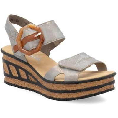 Rieker 68176 40-gris Gris Femme Gris - Publicité Rieker 68176 40-gris Gris Femme Gris - Publicité