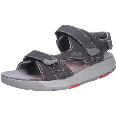 JOYA Sandales d'extérieur élégantes en cuir nubuck avec doublure en néoprène rembourrée et fermetures réglables au niveau du talon, Noir , 39 EU - Publicité JOYA Sandales d'extérieur élégantes en cuir nubuck avec doublure en néoprène rembourrée et fermetures réglables au niveau du talon, Noir , 39 EU - Publicité