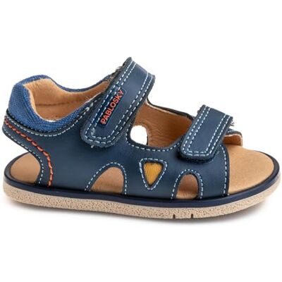 Pablosky Quizz Sandales, Bleu, 25 EU Large - Publicité Pablosky Quizz Sandales, Bleu, 25 EU Large - Publicité
