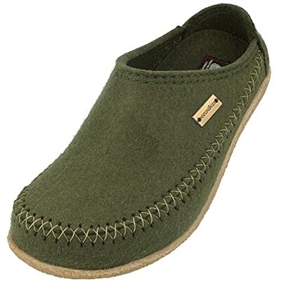 HAFLINGER Homme Blizzard Credo Chausson, Vert Sapin, 45 EU - Publicité HAFLINGER Homme Blizzard Credo Chausson, Vert Sapin, 45 EU - Publicité