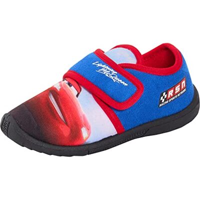 Disney Garçons Chaussures de Maison Cars Chaussons à Fermeture Facile Bottes d’Intérieur Lightning McQueen, gris, 5 UK Child - Publicité Disney Garçons Chaussures de Maison Cars Chaussons à Fermeture Facile Bottes d’Intérieur Lightning McQueen, gris, 5 UK Child - Publicité