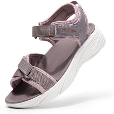 FitVille Sandales Femme à Largeur de Pied et Semelle Épaisse, Confortables et Amortissantes Sandales d'été avec Fermeture Réglable Violet 42.5 EU Large - Publicité FitVille Sandales Femme à Largeur de Pied et Semelle Épaisse, Confortables et Amortissantes Sandales d'été avec Fermeture Réglable Violet 42.5 EU Large - Publicité