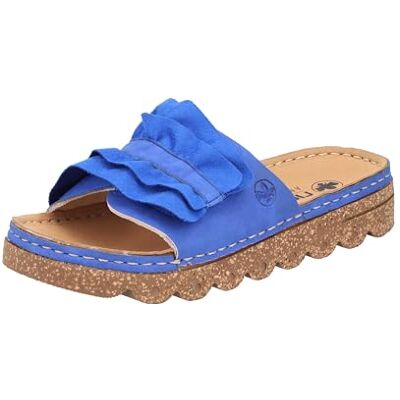 Rieker Mules V8763 pour Femme, Bleu, 38 EU - Publicité Rieker Mules V8763 pour Femme, Bleu, 38 EU - Publicité