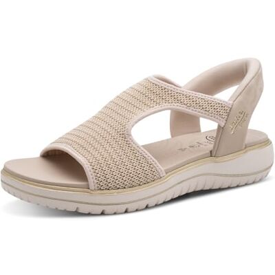 Jana Sandales compensées pour femme Beige/doré Taille 42 EU - Publicité Jana Sandales compensées pour femme Beige/doré Taille 42 EU - Publicité