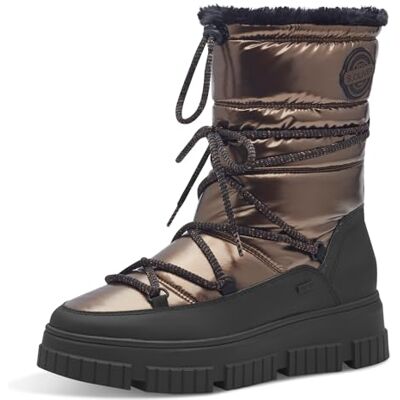 s.Oliver Bottines en Dentelle pour Femme Botte de Neige, Bronze, 37 EU - Publicité s.Oliver Bottines en Dentelle pour Femme Botte de Neige, Bronze, 37 EU - Publicité