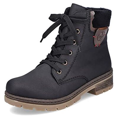 Rieker Femme Bottines Y7418, Dame Bottines à Lacets,Bottes,Chukka Boot,Bottes Courtes,Bottes à Lacets,Noir (Schwarz / 00),36 EU / 3.5 UK - Publicité Rieker Femme Bottines Y7418, Dame Bottines à Lacets,Bottes,Chukka Boot,Bottes Courtes,Bottes à Lacets,Noir (Schwarz / 00),36 EU / 3.5 UK - Publicité