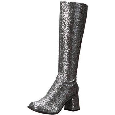 Ellie Shoes Bottines Chelsea Gogo-g pour Femme, argenté, 39 EU - Publicité Ellie Shoes Bottines Chelsea Gogo-g pour Femme, argenté, 39 EU - Publicité