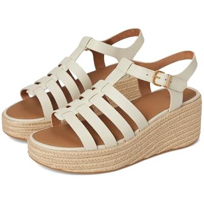 Fitflop Platforms Fisherman Sandales compensées pour femme Platino, beige, 41 EU - Publicité Fitflop Platforms Fisherman Sandales compensées pour femme Platino, beige, 41 EU - Publicité