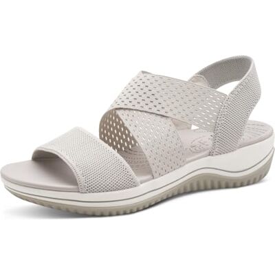 Jana Coshy Sableales Femme plates Élastique Vegan, Gris (Lt Grey), 39 EU - Publicité Jana Coshy Sableales Femme plates Élastique Vegan, Gris (Lt Grey), 39 EU - Publicité