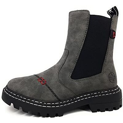 Rieker Bottes pour femme , gris, 36 EU - Publicité Rieker Bottes pour femme , gris, 36 EU - Publicité