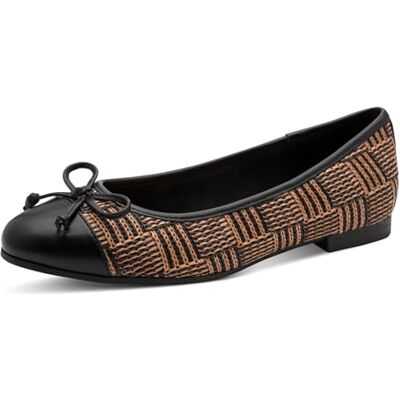 MARCO TOZZI Femmes Ballerines Semelle intérieure Feel Me Moelleuse Doublure intérieure Douce Vegan Tendance, Noir (Black Comb), 38 EU - Publicité MARCO TOZZI Femmes Ballerines Semelle intérieure Feel Me Moelleuse Doublure intérieure Douce Vegan Tendance, Noir (Black Comb), 38 EU - Publicité