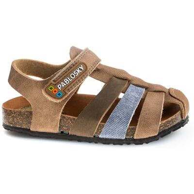 Pablosky Bio Sandale, Marron, 33 EU Large - Publicité Pablosky Bio Sandale, Marron, 33 EU Large - Publicité
