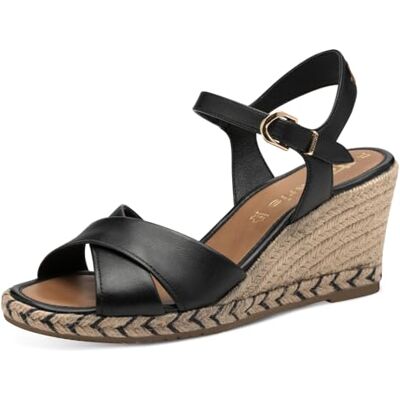 Tamaris Femme Damen 1-28346-44 Sandale cale, Noir, 41 EU - Publicité Tamaris Femme Damen 1-28346-44 Sandale cale, Noir, 41 EU - Publicité