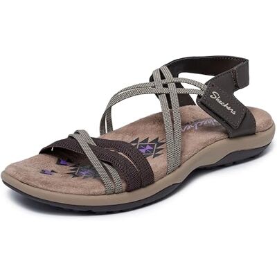 Skechers Reggae Slim Takes Two Chaussures pour femme, chocolat, 42 EU - Publicité Skechers Reggae Slim Takes Two Chaussures pour femme, chocolat, 42 EU - Publicité