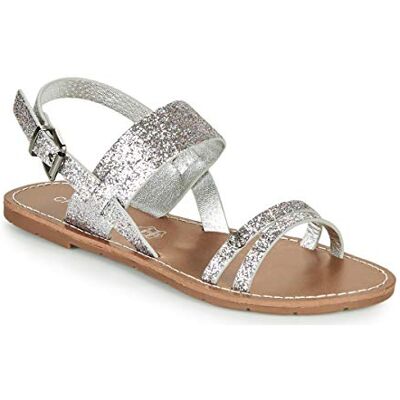 CHATTAWAK FEMME SANDALE DOUBLE BRIDES AVANT MONIA ARGENT, 40 - Publicité CHATTAWAK FEMME SANDALE DOUBLE BRIDES AVANT MONIA ARGENT, 40 - Publicité