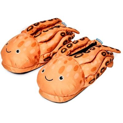 Coddies Chaussons en peluche en forme de pieuvre – Idée cadeau fantaisie pour hommes, femmes et enfants, Poulpe, 10-13 Women/8-11 Men - Publicité Coddies Chaussons en peluche en forme de pieuvre – Idée cadeau fantaisie pour hommes, femmes et enfants, Poulpe, 10-13 Women/8-11 Men - Publicité