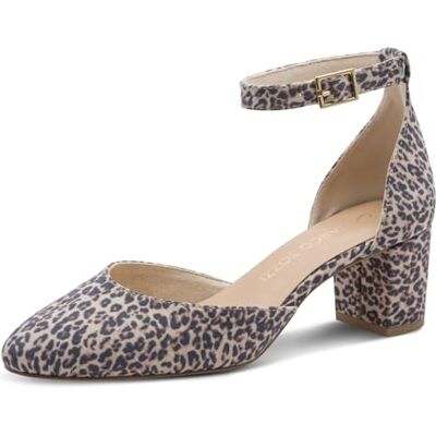 MARCO TOZZI Escarpins Femme Semelle Feel Me Souple Doublure Douce Bout Pointu, Beige (Leo Dune), 37 EU - Publicité MARCO TOZZI Escarpins Femme Semelle Feel Me Souple Doublure Douce Bout Pointu, Beige (Leo Dune), 37 EU - Publicité