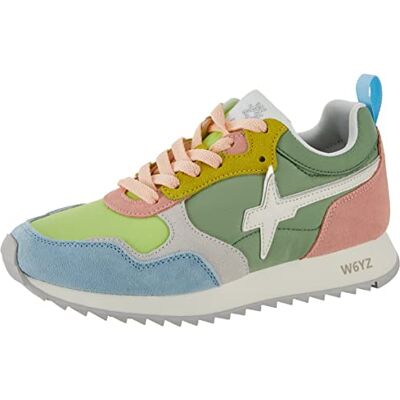 W6yz Myha W Chaussures à Lacets pour Femme, Bleu Ciel, 35 EU - Publicité W6yz Myha W Chaussures à Lacets pour Femme, Bleu Ciel, 35 EU - Publicité