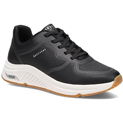 Skechers Femme Arch Fit S-miles Mile Makers Basket, Noir, 37 EU - Publicité Skechers Femme Arch Fit S-miles Mile Makers Basket, Noir, 37 EU - Publicité