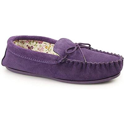 Mokkers Lis Femmes Chaussons Mocassins Daim Pierre Pourpre, 9 UK - Publicité Mokkers Lis Femmes Chaussons Mocassins Daim Pierre Pourpre, 9 UK - Publicité