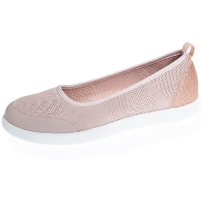 Isotoner Ballerines Femme Facile à Enfiler mémoire de Forme 36 rosepoudré - Publicité Isotoner Ballerines Femme Facile à Enfiler mémoire de Forme 36 rosepoudré - Publicité