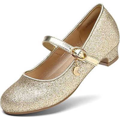 DREAM PAIRS Ballerines Filles Mary Jane Chaussures de Princesse Chaussures de Communion Chaussures d'école,Size 37.5,Or,KFL219 - Publicité DREAM PAIRS Ballerines Filles Mary Jane Chaussures de Princesse Chaussures de Communion Chaussures d'école,Size 37.5,Or,KFL219 - Publicité