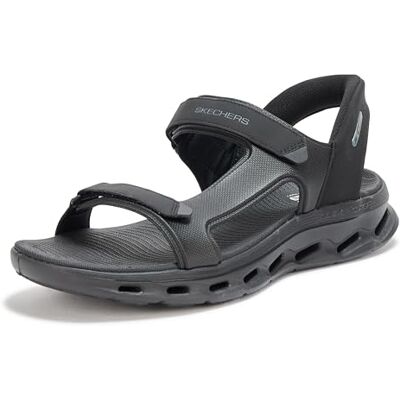 Skechers Go Walk Glide Step 2.0 Sandales de sport mains libres pour homme, noir/noir, 41 EU - Publicité Skechers Go Walk Glide Step 2.0 Sandales de sport mains libres pour homme, noir/noir, 41 EU - Publicité