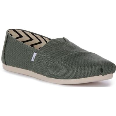 TOMS Alpargata Heritage Canvas Semelle de mocassin Femme, Vert Bonsaï, 38 EU - Publicité TOMS Alpargata Heritage Canvas Semelle de mocassin Femme, Vert Bonsaï, 38 EU - Publicité
