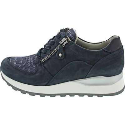 Waldläufer Hiroko Damenschuhe Schnürschuhe Sportive Sneaker Blau Freizeit, Schuhgröße:EUR 38.5 UK 5.5 - Publicité Waldläufer Hiroko Damenschuhe Schnürschuhe Sportive Sneaker Blau Freizeit, Schuhgröße:EUR 38.5 UK 5.5 - Publicité