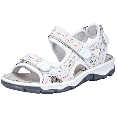 Rieker 68872 Sandales pour femme, Blanc., 41 EU - Publicité Rieker 68872 Sandales pour femme, Blanc., 41 EU - Publicité
