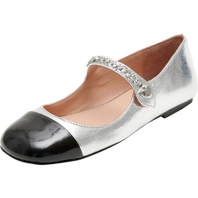Love Moschino Ballerines Femme Argent 38 EU - Publicité Love Moschino Ballerines Femme Argent 38 EU - Publicité