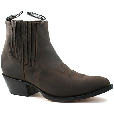 MENS GRINDERS MAVERICK BROWN LEATHER WESTERN ANKLE COWBOY BOOTS-UK 8 (EU 42) - Publicité MENS GRINDERS MAVERICK BROWN LEATHER WESTERN ANKLE COWBOY BOOTS-UK 8 (EU 42) - Publicité