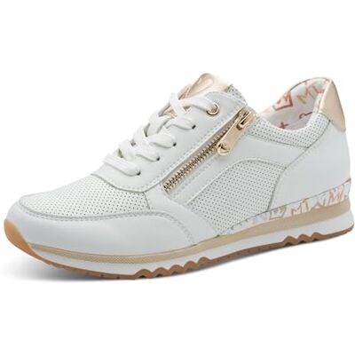 MARCO TOZZI Femme Baskets Feel Me Doux Semelle intérieure Amovible Doublure intérieure Douce Vegan Tendance, Blanc (White/Multi), 39 EU - Publicité MARCO TOZZI Femme Baskets Feel Me Doux Semelle intérieure Amovible Doublure intérieure Douce Vegan Tendance, Blanc (White/Multi), 39 EU - Publicité