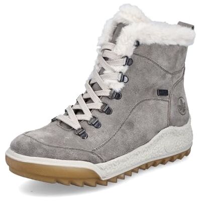Rieker Bottines à lacets pour femme Y4713, Gris 45, 39 EU - Publicité Rieker Bottines à lacets pour femme Y4713, Gris 45, 39 EU - Publicité