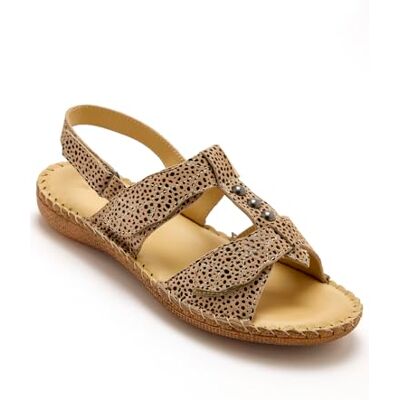 Pediconfort Sandales ultra souples en cuir - Publicité Pediconfort Sandales ultra souples en cuir - Publicité
