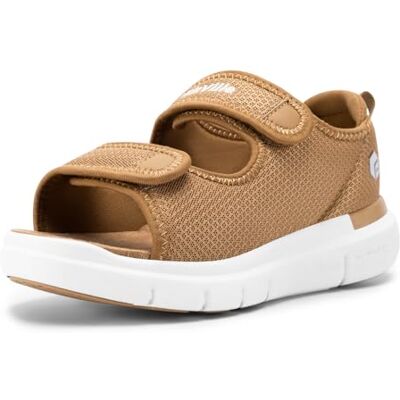 FitVille Sandale Diabétique Femme Large Ouverture Chaussures Orthopédique Scratch Sandales Rééducation pour Pieds Gonflés Beige 40 EU Large - Publicité FitVille Sandale Diabétique Femme Large Ouverture Chaussures Orthopédique Scratch Sandales Rééducation pour Pieds Gonflés Beige 40 EU Large - Publicité