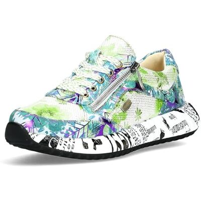 LAURA VITA Chaussures à Lacets Sneaker pour Femmes Burton 1123, Pointure:40 EU, La Couleur:Vert - Publicité LAURA VITA Chaussures à Lacets Sneaker pour Femmes Burton 1123, Pointure:40 EU, La Couleur:Vert - Publicité