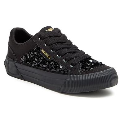 Rocket Dog Cheery Comfort Baskets avec Semelle en Mousse pour Femme, Paillettes Noires., 39.5 EU - Publicité Rocket Dog Cheery Comfort Baskets avec Semelle en Mousse pour Femme, Paillettes Noires., 39.5 EU - Publicité