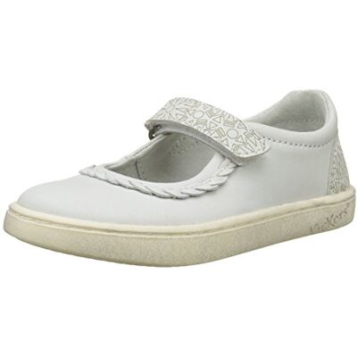 Kickers Lydie, Babies Fille, Blanc, 24 - Publicité Kickers Lydie, Babies Fille, Blanc, 24 - Publicité