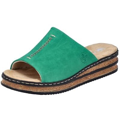 Rieker Mules pour femme 62905, vert, 42 EU - Publicité Rieker Mules pour femme 62905, vert, 42 EU - Publicité