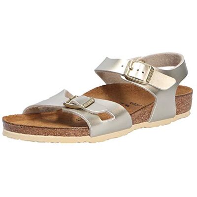 Birkenstock 1014829 Rio Kids electric metallic gold, Birko Flor Homme Gold EU 31 - Publicité Birkenstock 1014829 Rio Kids electric metallic gold, Birko Flor Homme Gold EU 31 - Publicité