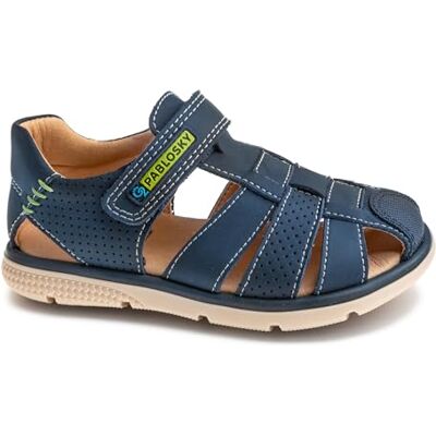 Pablosky Jabato Sandale, Bleu, 24 EU - Publicité Pablosky Jabato Sandale, Bleu, 24 EU - Publicité