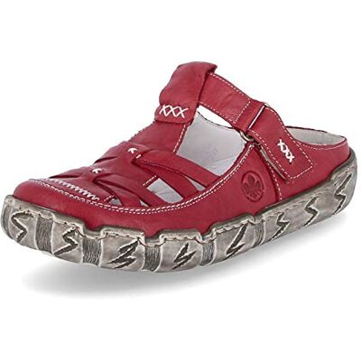 Rieker L0396-33, Sabots Femme, Rouge (Rosso 33), 36 EU - Publicité Rieker L0396-33, Sabots Femme, Rouge (Rosso 33), 36 EU - Publicité